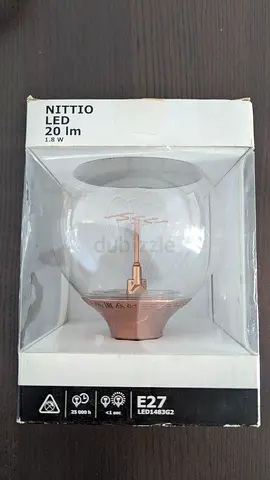 IKEA NITTIO LED Light Bulb - Stylish Design  Energy Efficient