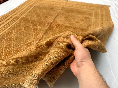 Antique 164 x 133 cm Handmade Stunning Afghan Tribal Mashwani Carpet 33U