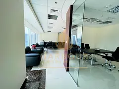 Furnished Office For Rent With Glass Partitions
