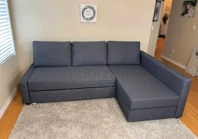 L shape sofa bed with storage