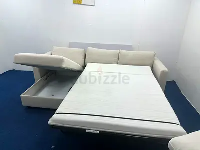 Excellent condition Ikea vimle lshape sofabed under storage