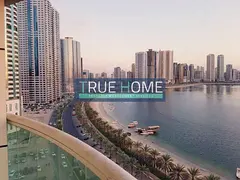 🌟 Priceless View of Al Khan Lagoon – Luxury 3-Bedroom Apartment for Sale in Al Rand Tower!