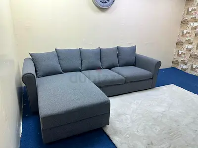 Selling Ikea grey color lshape sofa