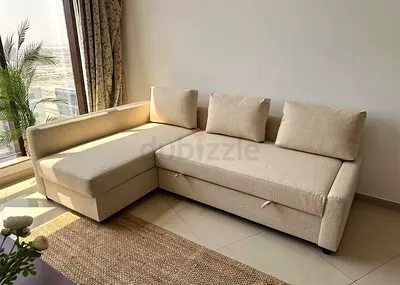 L shape sofa bed with storage