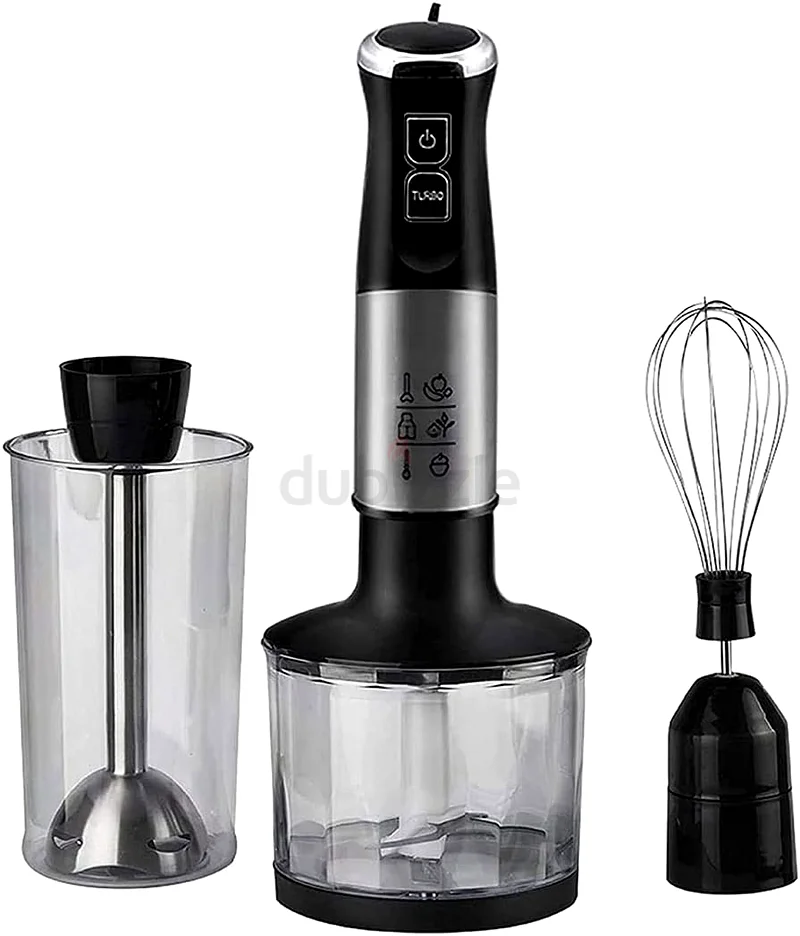 Andrew James 1000W Immersion Hand Blender, Multifunctional 4-in-1