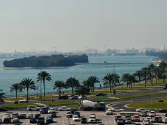 Corniche view // 2-BHK // Balcony// Master bed // Closed hall // Central AC // for family // Ready t