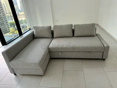 Friheten L shape sofa bed with storage