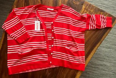 SUN68 stripy women’s cardigan