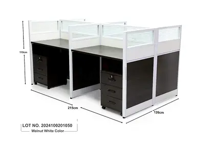 Staff workstation face to face cubic