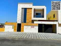 Villa for sale in Ajman, Al Bahia area, including registration and ownership fees, 5 master bedrooms