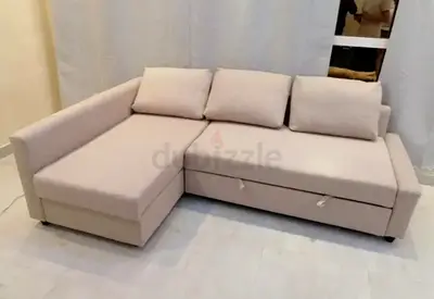 L shape sofa bed with storage