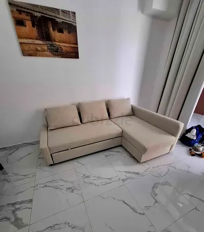 L shape sofa bed with storage