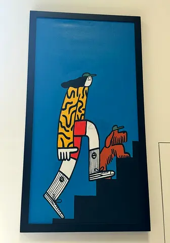 Modern framed large wall art