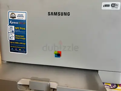 Samsung laser color printer and parts for 70 aed