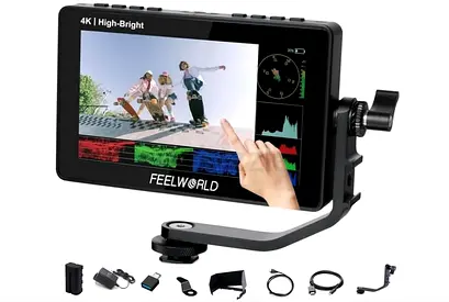 FEELWORLD F5 Prox 5.5 Inch Field Monitor High Bright 1600 Nit 4K 1920x1080 DSLR HDMI Touch Scree
