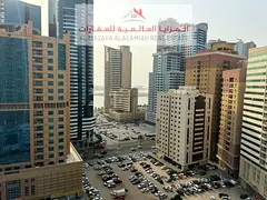 A fully furnished three-room, two-hall apartment in Al Taawun for monthly rent with internet