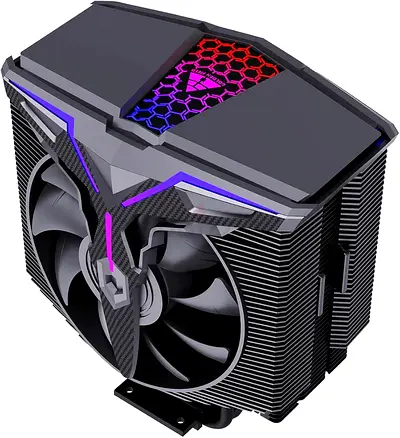 GOLDEN FIELD Wind Walker A-RGB CPU Cooler, 5V M/B SYNC Supported, 2* Pressure Optimized PWM Fans
