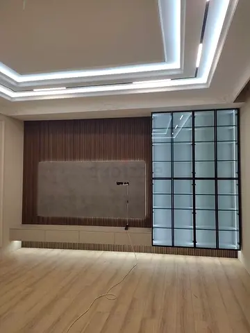 Stylish Entertainment Center with Modern Aesthetic