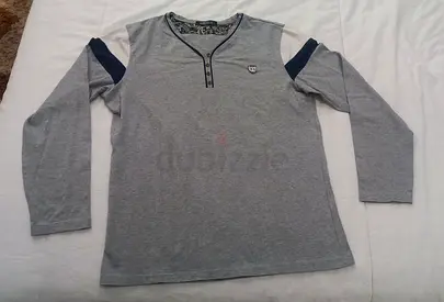 Stylish Grey Long Sleeve Shirt for Sale
