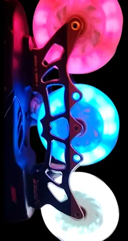 Viper Inline Skating Wheels with LED Lights