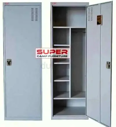 Sturdy Gray Metal Lockers - Perfect for Storage!