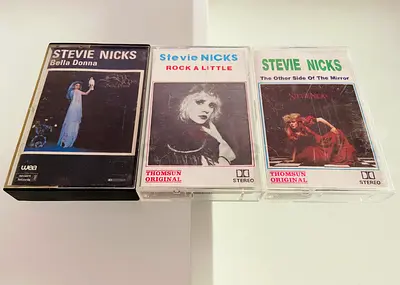 3 Stevie Nicks Music Cassettes