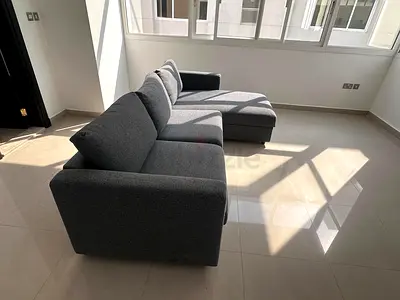 Ikea vimle L shape sofa bed with storage dark gray