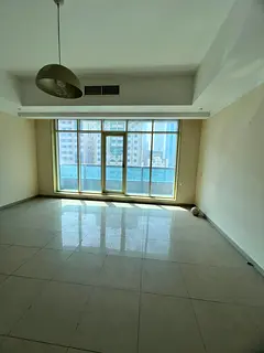 With parking and gym, an apartment for annual rent in Al Taawun, on the Dubai exit, consisting of 3