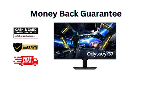 Samsung 32 Inch Odyssey G7 144Hz Smart Gaming Monitor, Brand New, Under Warranty, Free Delivery