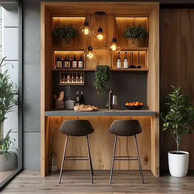Sleek Modern Bar Table and Stools - Perfect for Your Home!