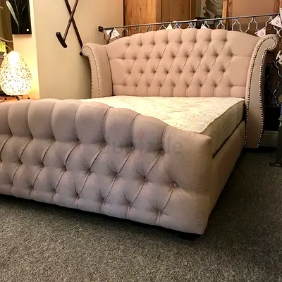 Elegant Upholstered Bed Frame for Sale