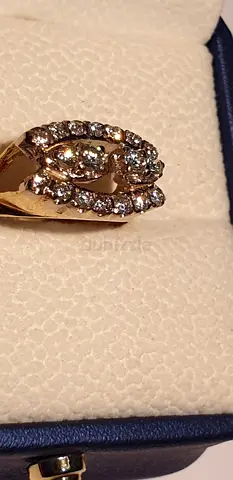 18K WHITE GOLD  RING, WITH DIAMOND,RING WEIGHT-4,4 GR, DIAMONDS 16 PS- WEIGHT-0,56 KARAT,