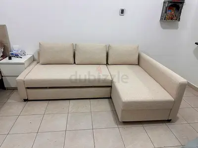 IKEA friheten Sofa Bed With Storage Beige color