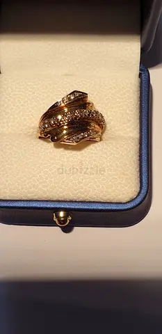 18K  DIAMOND  GOLD RING,GOLD WEIGHT-6.8 gr-19 DIAMONDS, DIAMOND WEIGHT TOTAL -1.1 CARAT