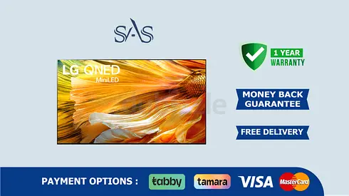 LG 75 Inch TV - MiniLED - New - Free Delivery - Warranty - 120hz QNED Smart Tv - 75QNED90