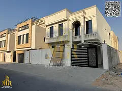 Seize the opportunity and own a luxurious classic villa in Ajman for sale, first resident, freehold,