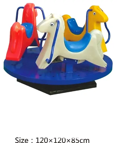 Colorful Carousel Horse Ride for Kids Rounder