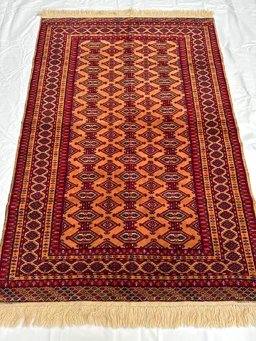 vintage 193 x 130 cm Stunning Handmade Persian Shiraz Carpet 39U