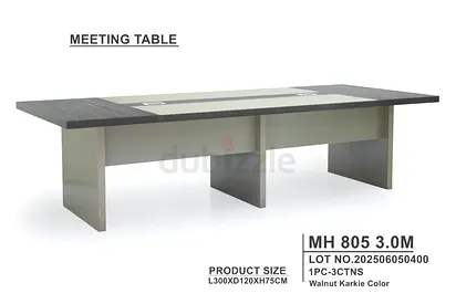 New for sale wood office meeting table 300 cm size