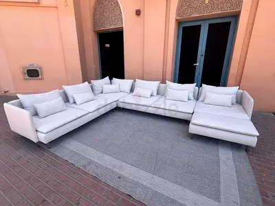 Excellent Condition Ikea Sodhremn Corner Ushape Sofa Beige