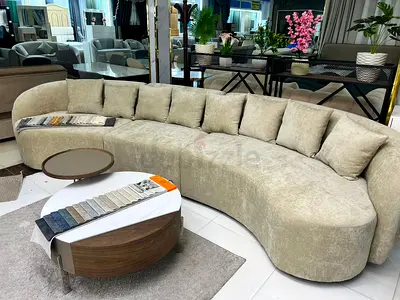 Stylish Curved Sofa Set for Your Living Room