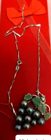 Original pearl  silver gade  necklace