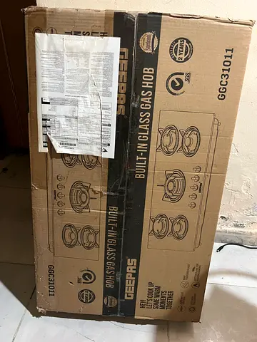 Brand New Geepas Built-In Glass Gas Hob for Sale!