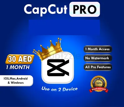 CapCut Pro 30 AED