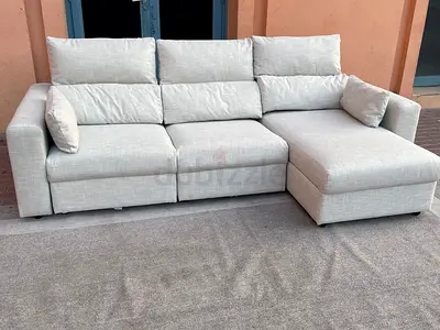 Looks great Condition Ikea eskelstuna L shape sofa bed with storage