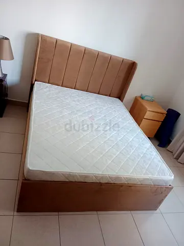 Brand New Queen size bed frame with storage nd medical mattress