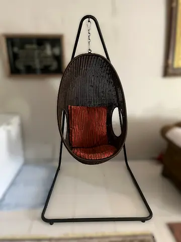 Stylish Hanging Chair with Cushioned Comfort