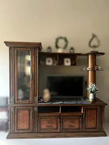Stylish Wooden Entertainment Center for Sale