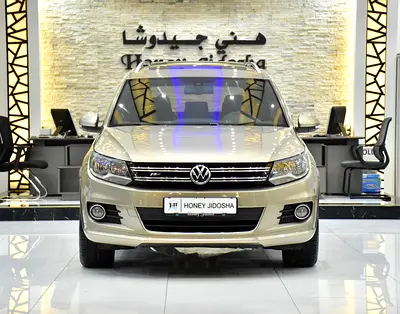 ORIGINAL PAINT ( صبغ وكاله ) Volkswagen Tiguan R-Line ( 2016 Model ) in Beige Color GCC Specs