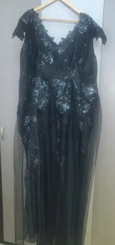 Elegant Black Sequin Evening Dress for Sale!
